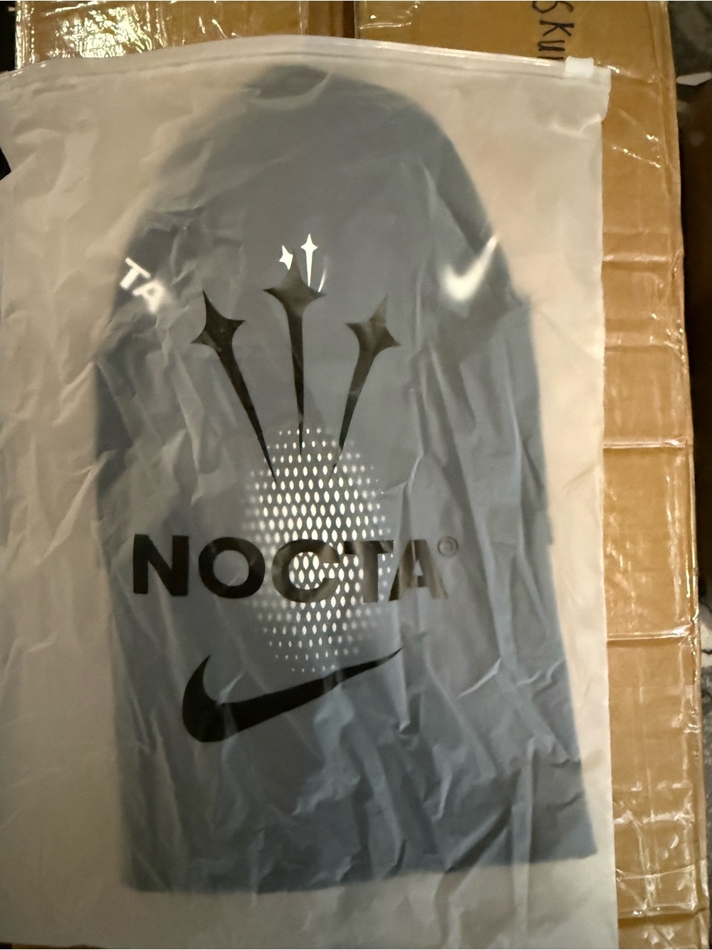 Nike Black Face Mask Balaclava with Reflective Vent Pattern - Picture 6 of 6